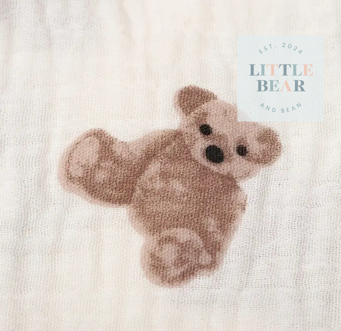 Baby Bear Wrap Soft Cotton Blanket
